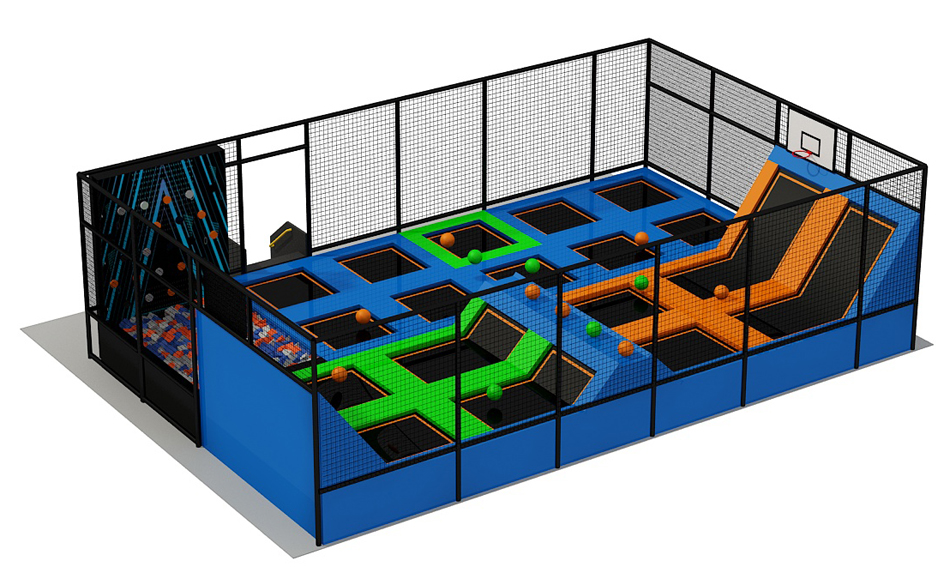 BJ-JC010 - indoor trampolines - Trampoline Park | Bluejayset Playground Heaven