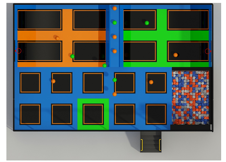 BJ-JC010 - indoor trampolines - Trampoline Park | Bluejayset Playground Heaven
