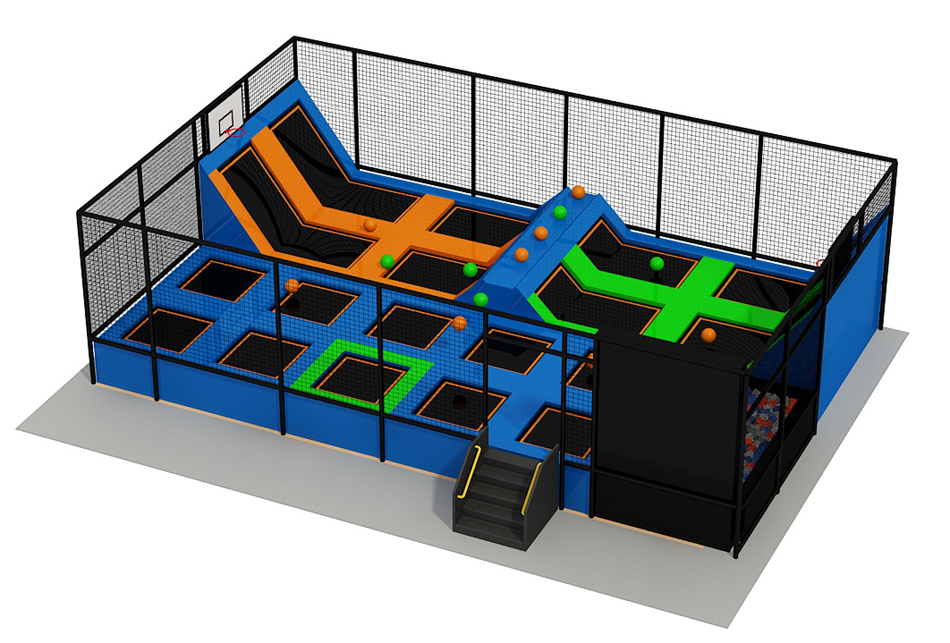 BJ-JC010 - indoor trampolines - Trampoline Park | Bluejayset Playground Heaven