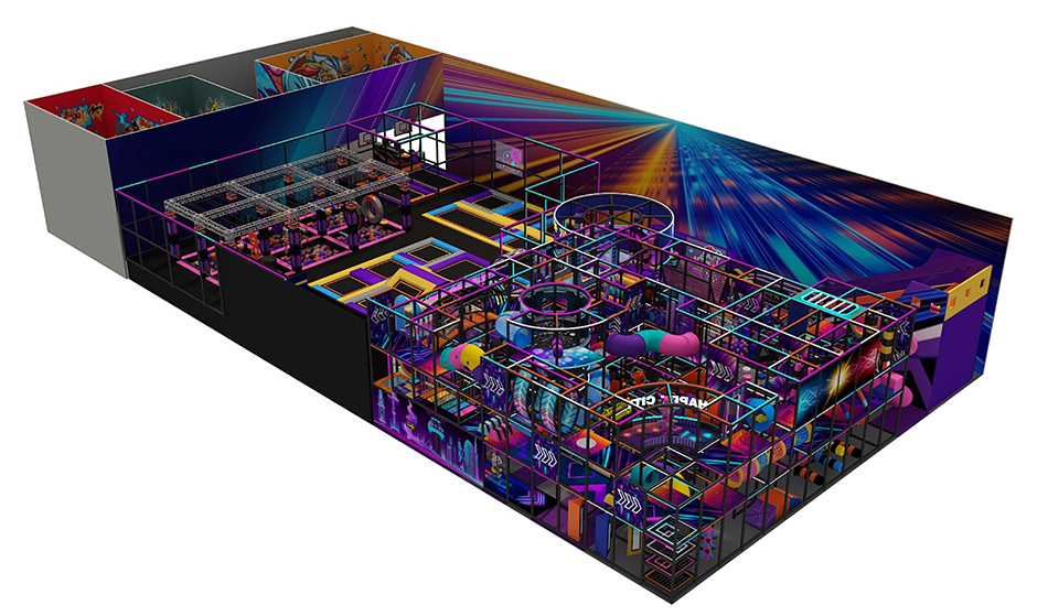 BJ-JD029 - Jumping park for adult - Trampoline Park | Bluejayset Playground Heaven