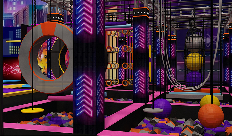 BJ-JD029 - Jumping park for adult - Trampoline Park | Bluejayset Playground Heaven