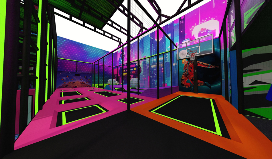 BJ-JD024 - Jumping park for sale - Trampoline Park | Bluejayset Playground Heaven