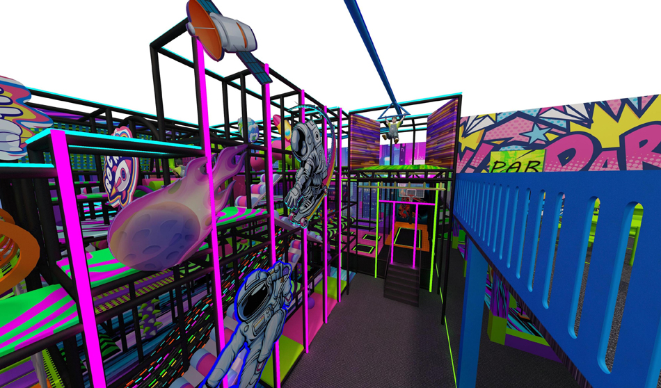 BJ-JD024 - Jumping park for sale - Trampoline Park | Bluejayset Playground Heaven