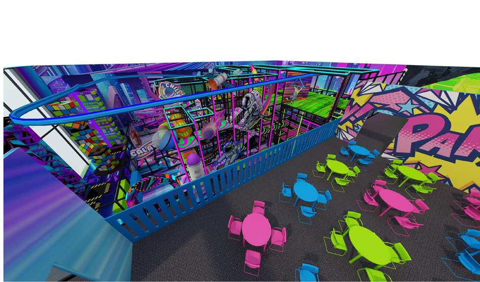 BJ-JD024 - Jumping park for sale - Trampoline Park | Bluejayset Playground Heaven