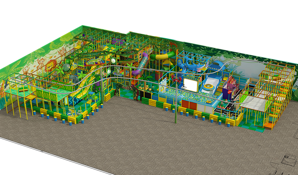 BJ-JD027 - Jumping park for sale - Trampoline Park | Bluejayset Playground Heaven