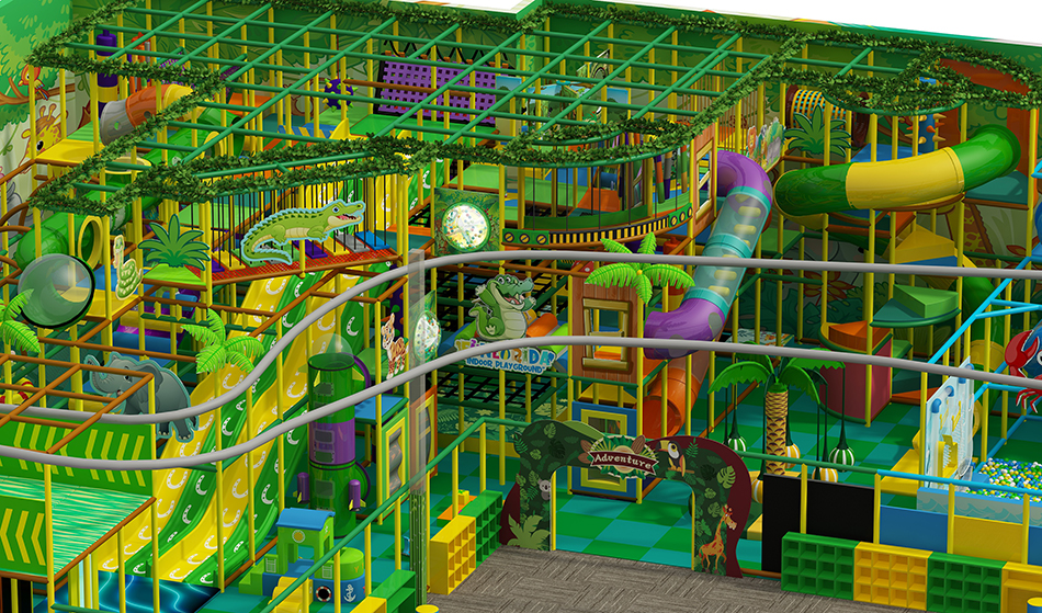 BJ-JD027 - Jumping park for sale - Trampoline Park | Bluejayset Playground Heaven