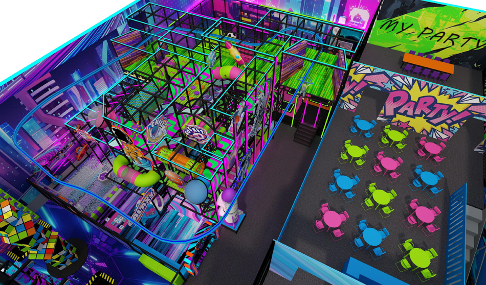 BJ-JD024 - Jumping park for sale - Trampoline Park | Bluejayset Playground Heaven