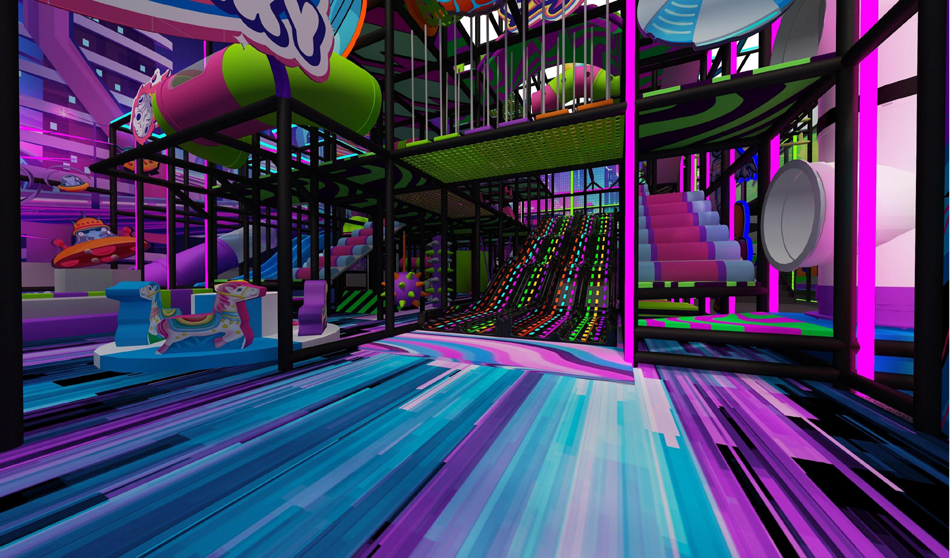 BJ-JD024 - Jumping park for sale - Trampoline Park | Bluejayset Playground Heaven