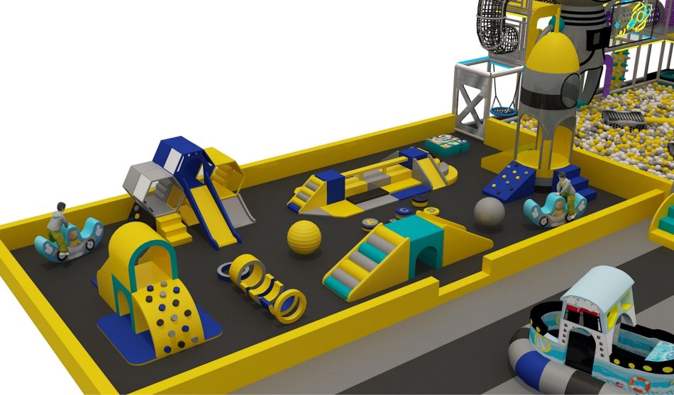 BJ-JD025 - Jumping trampoline park - Trampoline Park | Bluejayset Playground Heaven