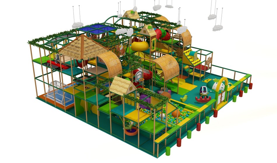 BJ-JD033 - Jungle GYM play center - Trampoline Park | Bluejayset Playground Heaven