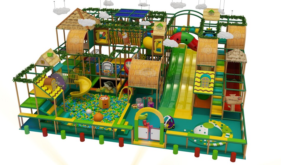 BJ-JD033 - Jungle GYM play center - Trampoline Park | Bluejayset Playground Heaven