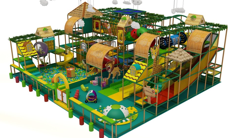 BJ-JD033 - Jungle GYM play center - Trampoline Park | Bluejayset Playground Heaven