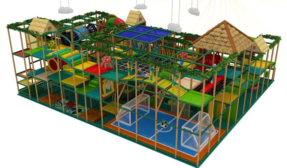 BJ-JD033 - Jungle GYM play center - Trampoline Park | Bluejayset Playground Heaven