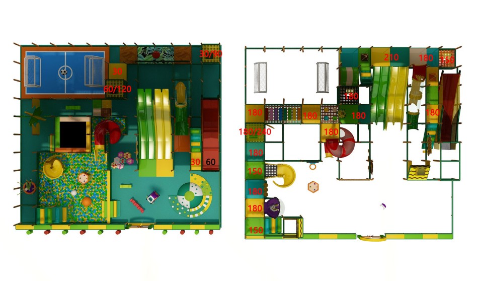 BJ-JD033 - Jungle GYM play center - Trampoline Park | Bluejayset Playground Heaven