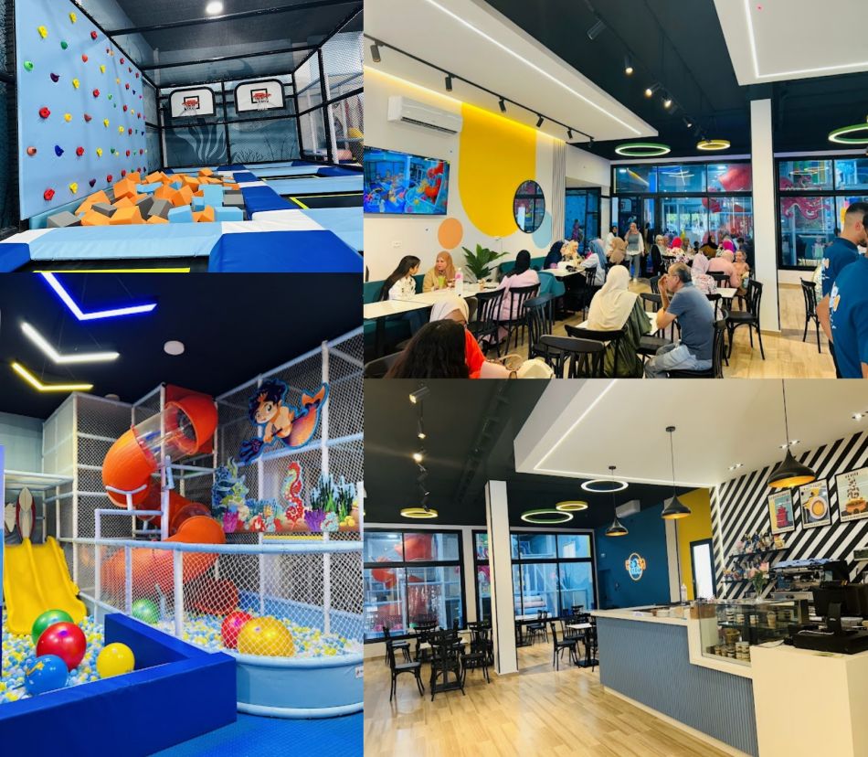 BJ-JC007 - Kids trampline park - Trampoline Park | Bluejayset Playground Heaven