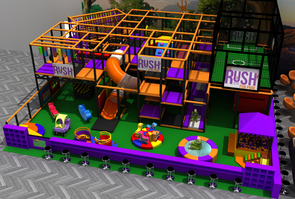 BJ-JB028 - kids trampolineÂ - Trampoline Park | Bluejayset Playground Heaven
