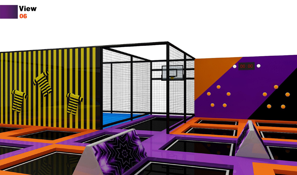 BJ-JB017 - kids trampolineÂ - Trampoline Park | Bluejayset Playground Heaven