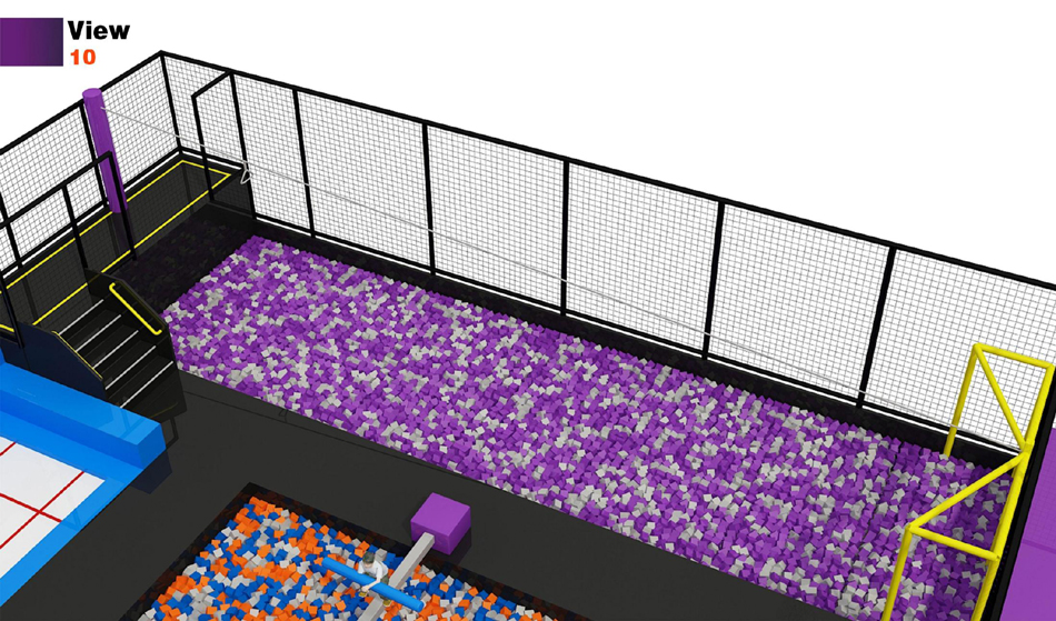 BJ-JB017 - kids trampolineÂ - Trampoline Park | Bluejayset Playground Heaven