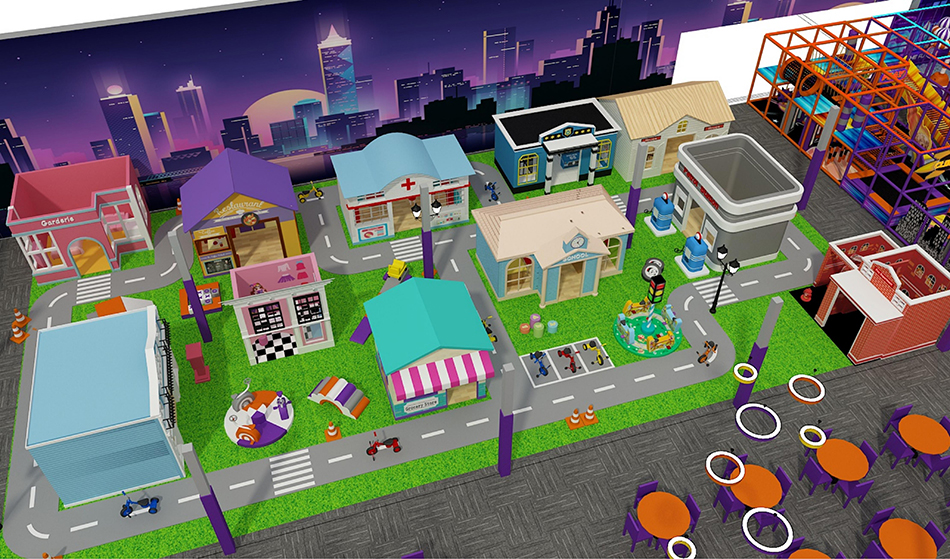 BJ-JB025 - Large indoor play center - Trampoline Park | Bluejayset Playground Heaven