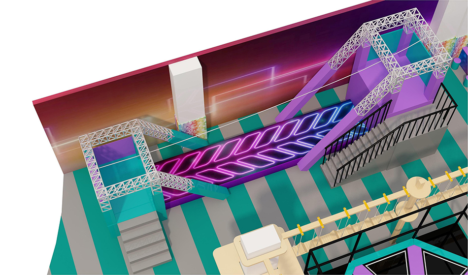 BJ-JA035 - Large trampoline park for sale - Trampoline Park | Bluejayset Playground Heaven