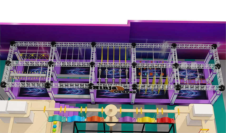 BJ-JA035 - Large trampoline park for sale - Trampoline Park | Bluejayset Playground Heaven