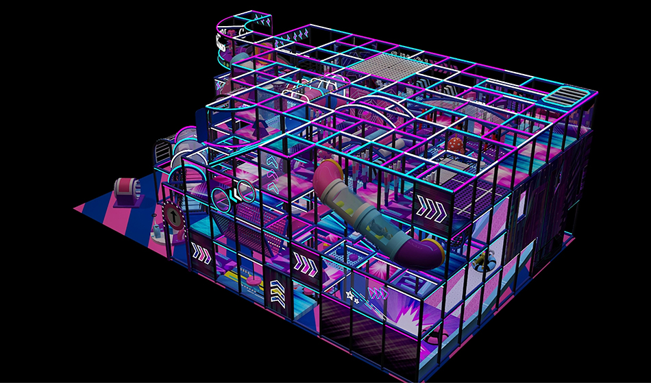 BJ-JD026 - New Trampoline park Center - Trampoline Park | Bluejayset Playground Heaven