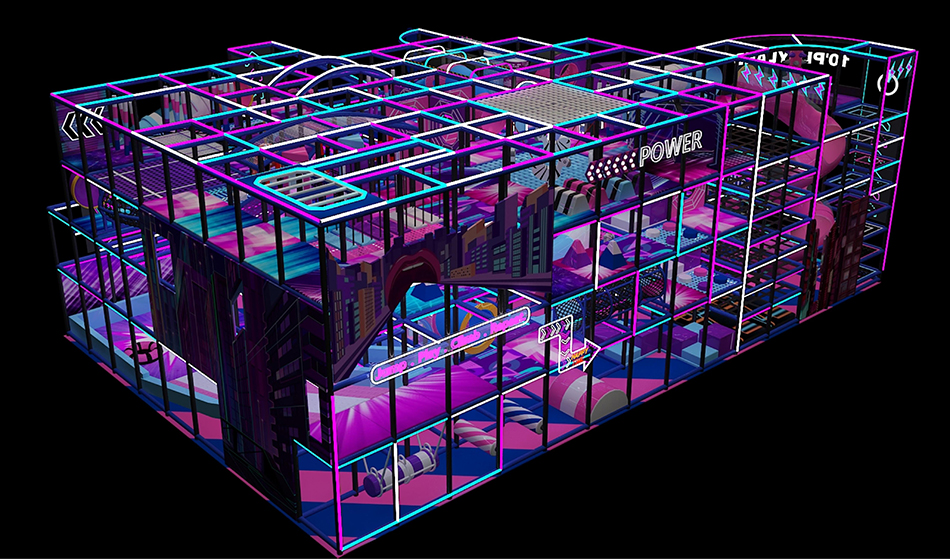 BJ-JD026 - New Trampoline park Center - Trampoline Park | Bluejayset Playground Heaven