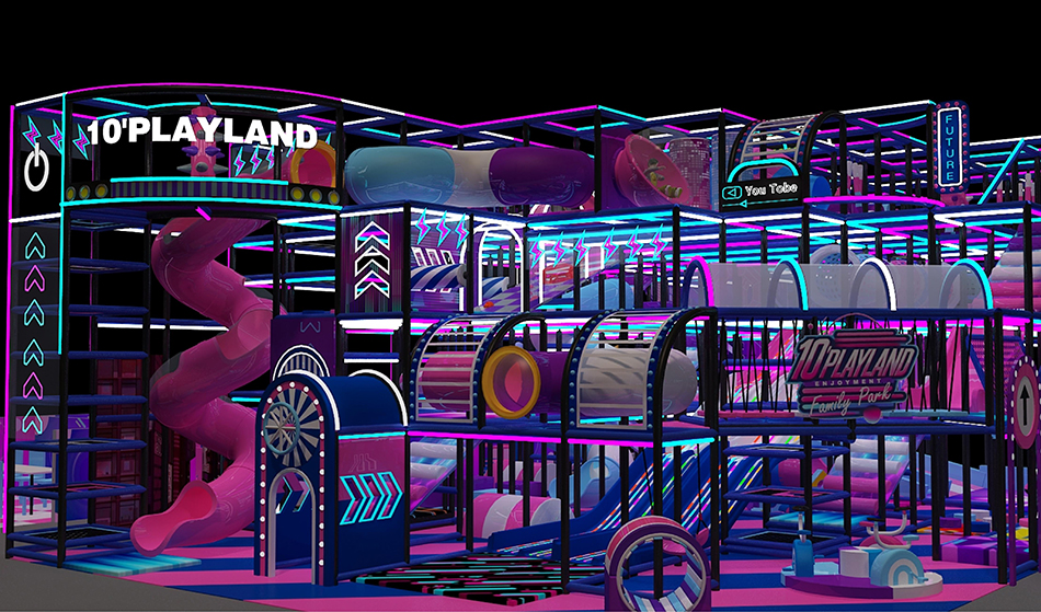 BJ-JD026 - New Trampoline park Center - Trampoline Park | Bluejayset Playground Heaven