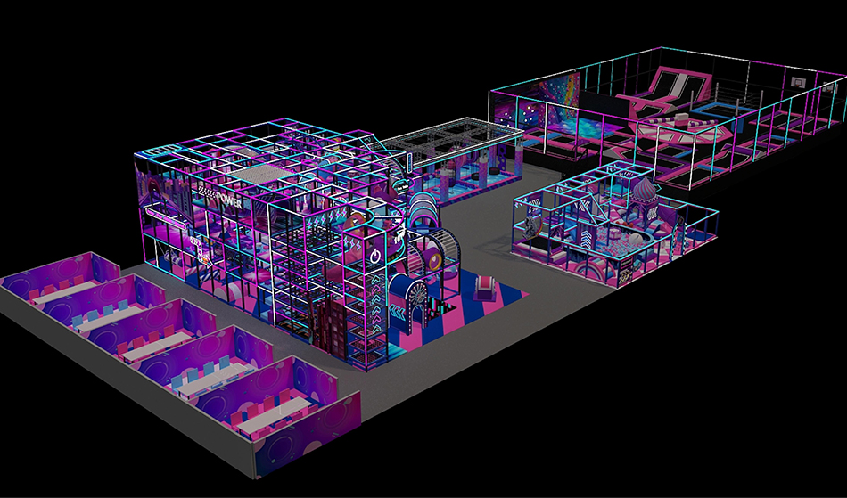BJ-JD026 - New Trampoline park Center - Trampoline Park | Bluejayset Playground Heaven