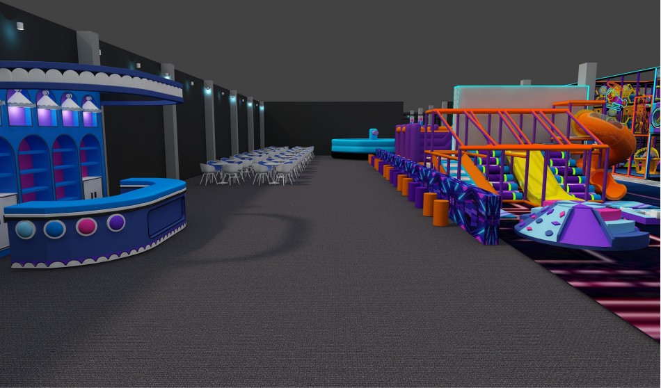 BJ-JC034 - New trampoline park play center - Trampoline Park | Bluejayset Playground Heaven