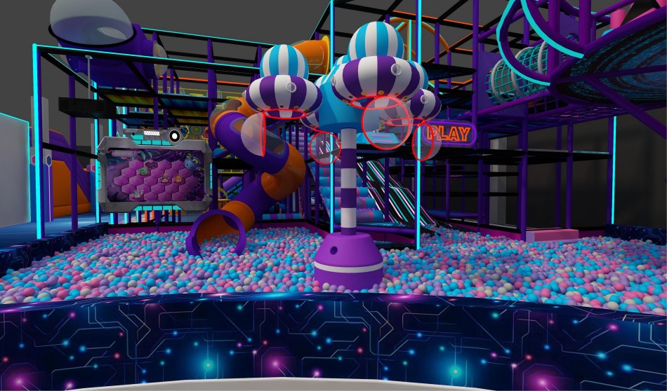 BJ-JC034 - New trampoline park play center - Trampoline Park | Bluejayset Playground Heaven