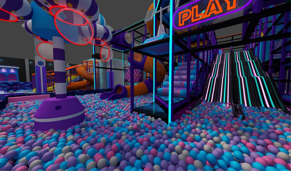 BJ-JC034 - New trampoline park play center - Trampoline Park | Bluejayset Playground Heaven
