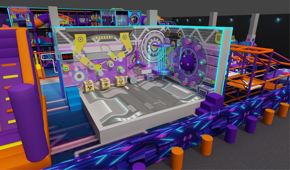 BJ-JC034 - New trampoline park play center - Trampoline Park | Bluejayset Playground Heaven