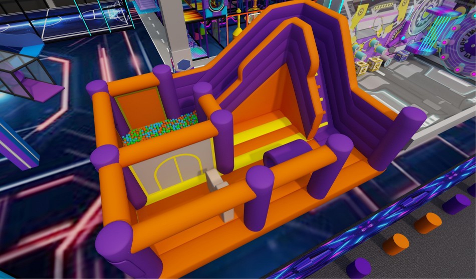 BJ-JC034 - New trampoline park play center - Trampoline Park | Bluejayset Playground Heaven