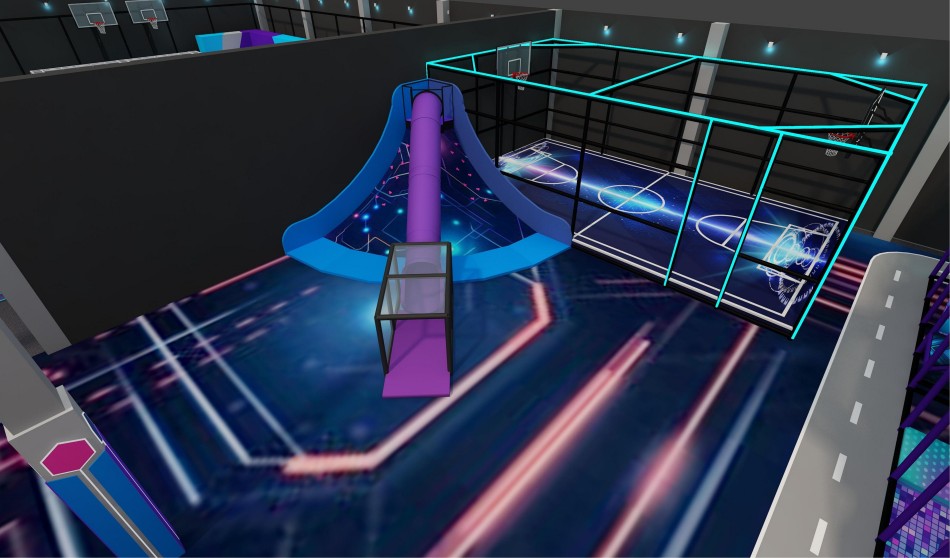 BJ-JC034 - New trampoline park play center - Trampoline Park | Bluejayset Playground Heaven