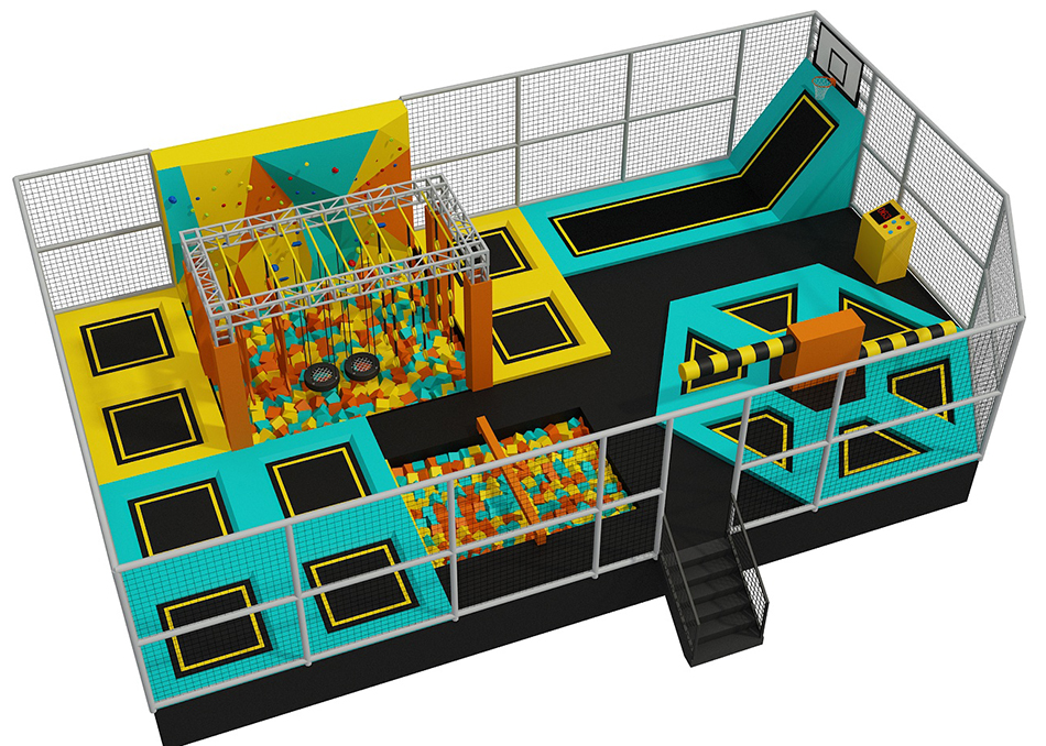 BJ-JC032 - PlayGYM trampoline park - Trampoline Park | Bluejayset Playground Heaven