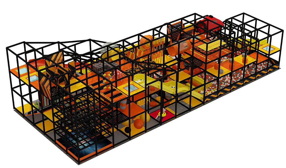 BJ-JD013 - Soft play with Trampoline park - Trampoline Park | Bluejayset Playground Heaven