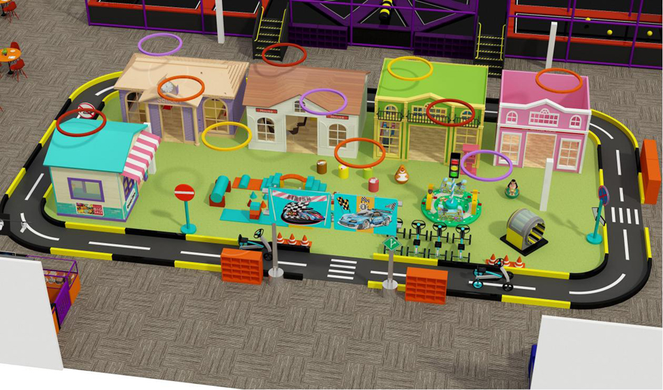 BJ-JB027 - Super Adventure park - Trampoline Park | Bluejayset Playground Heaven