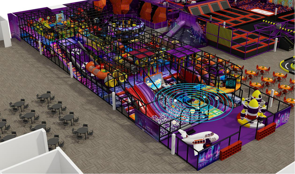 BJ-JB027 - Super Adventure park - Trampoline Park | Bluejayset Playground Heaven