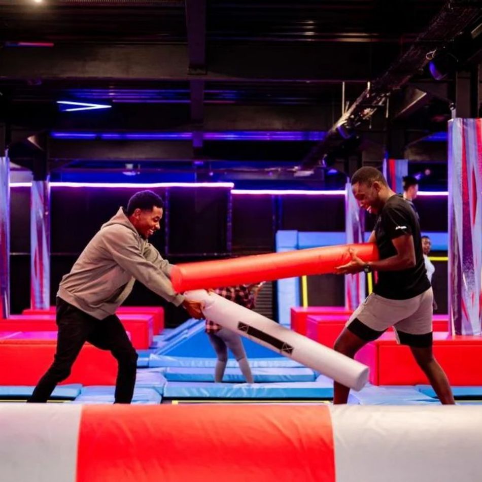 BJ-JA034 - Super adventure trampoline park - Trampoline Park | Bluejayset Playground Heaven