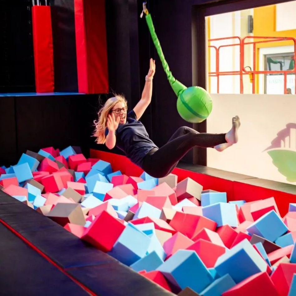 BJ-JA034 - Super adventure trampoline park - Trampoline Park | Bluejayset Playground Heaven