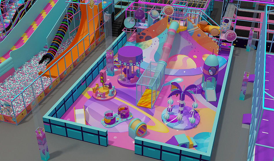 BJ-JB011 - Super jumping trampoline park - Trampoline Park | Bluejayset Playground Heaven
