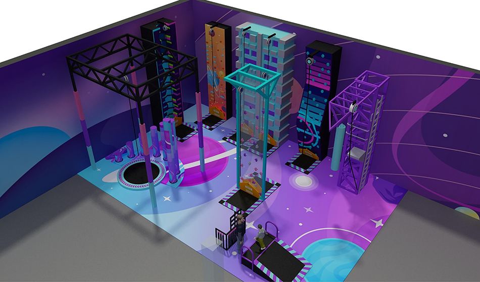 BJ-JB011 - Super jumping trampoline park - Trampoline Park | Bluejayset Playground Heaven