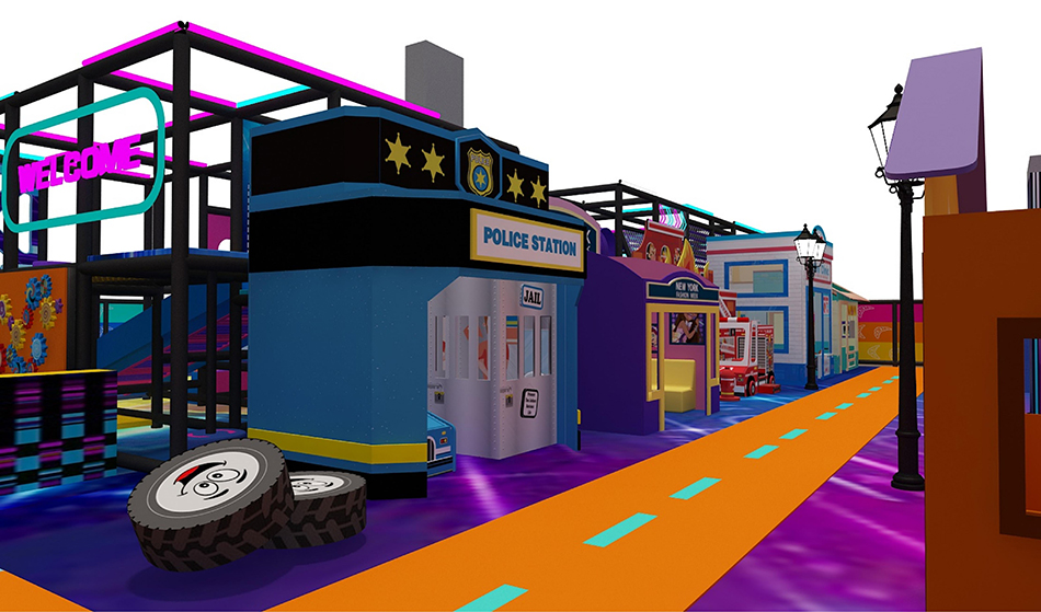 BJ-JB033 - Super larger Family Entertainment Center - Trampoline Park | Bluejayset Playground Heaven
