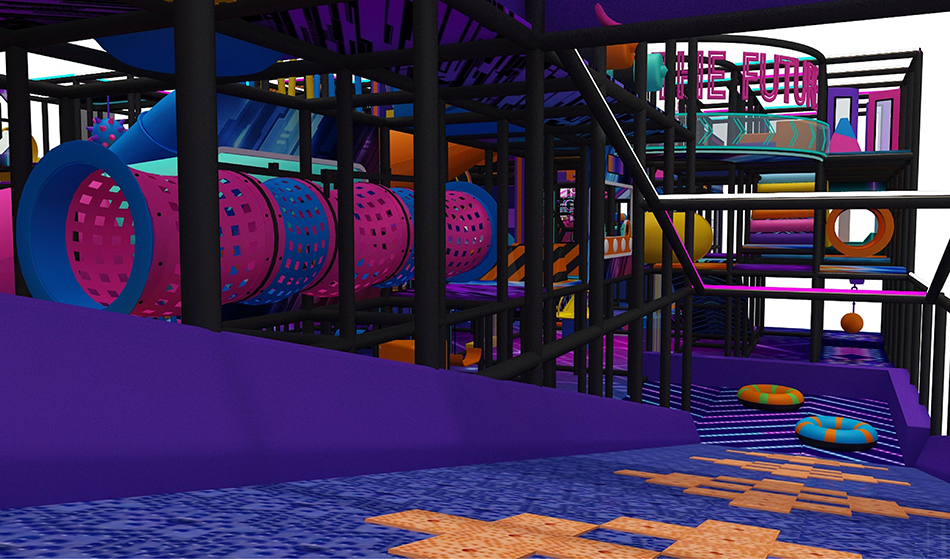 BJ-JB033 - Super larger Family Entertainment Center - Trampoline Park | Bluejayset Playground Heaven