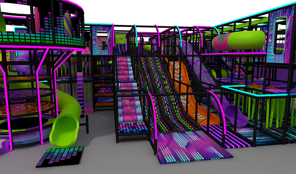 BJ-JB008 - Super trampoline park - Trampoline Park | Bluejayset Playground Heaven