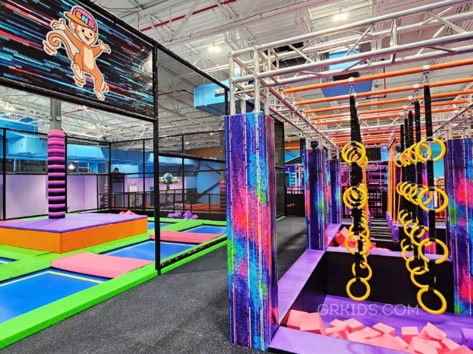 BJ-JB008 - Super trampoline park - Trampoline Park | Bluejayset Playground Heaven