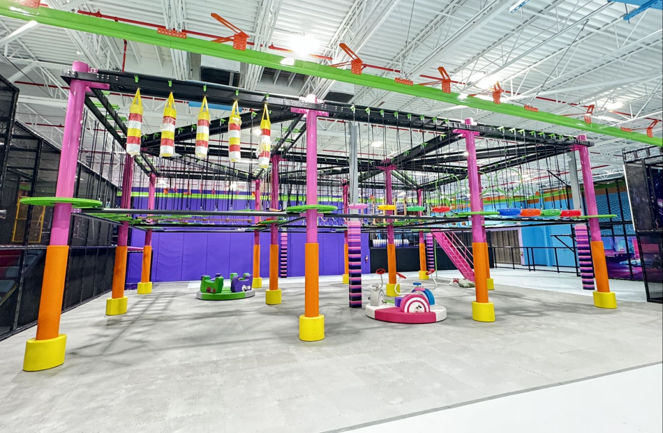 BJ-JB008 - Super trampoline park - Trampoline Park | Bluejayset Playground Heaven