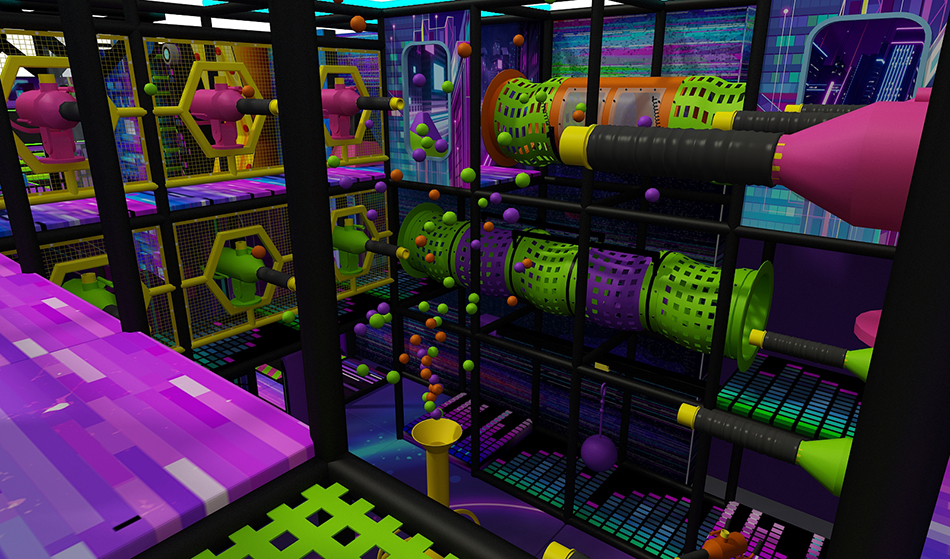 BJ-JB008 - Super trampoline park - Trampoline Park | Bluejayset Playground Heaven