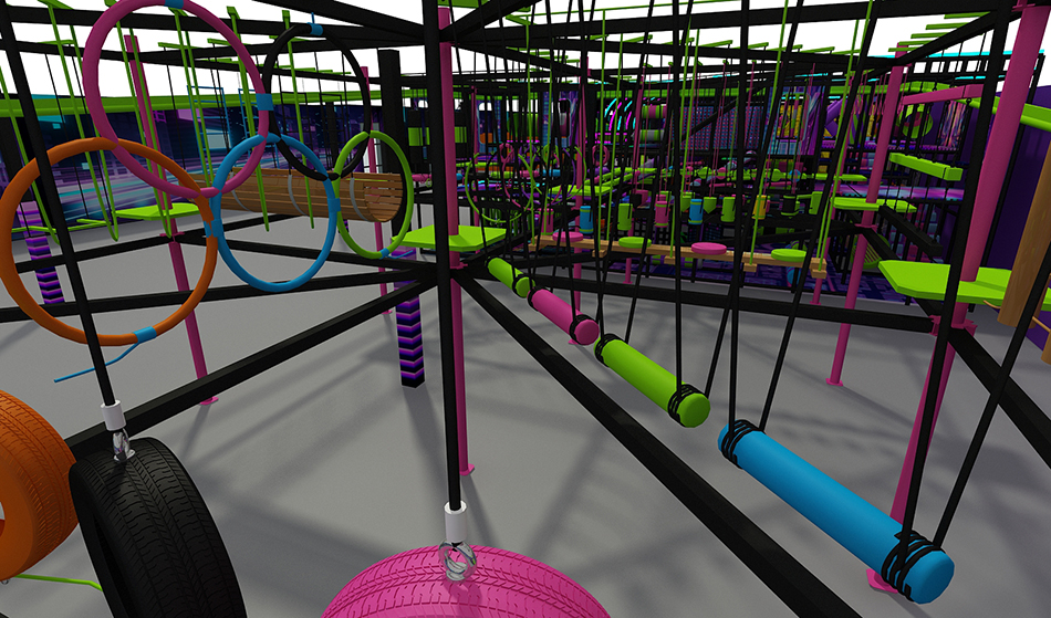 BJ-JB008 - Super trampoline park - Trampoline Park | Bluejayset Playground Heaven